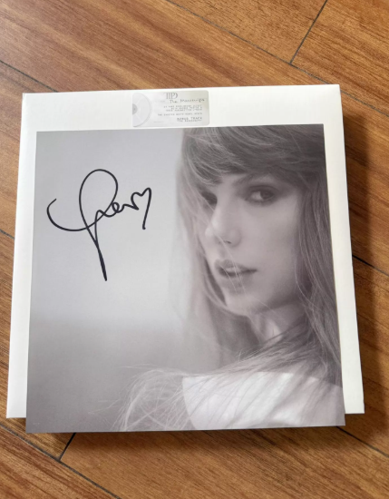 Taylor Swift – The Tortured Poets Department Signed Insert White Vinyl Edition NM/NM