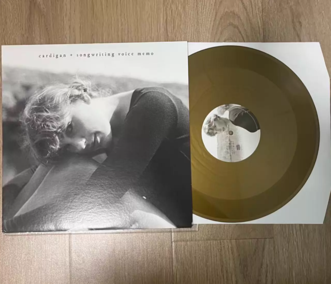 Taylor Swift – Cardigan Gold Vinyl 12" Single Opened Copy