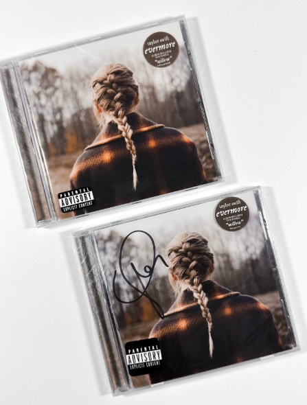 Taylor Swift – Evermore Signed CD US Store Edition Factory Sealed