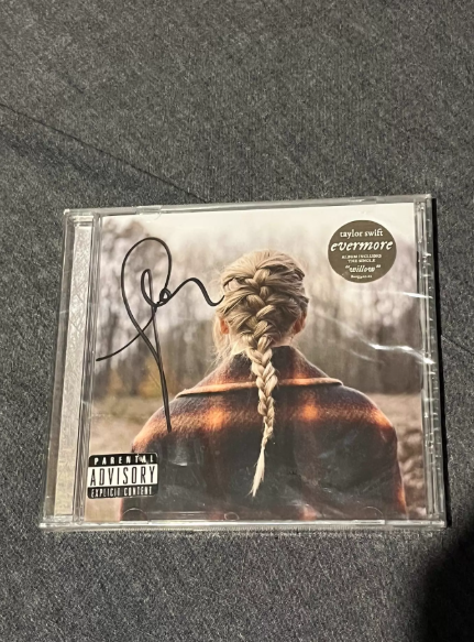 Taylor Swift – Evermore Signed CD First Press Edition