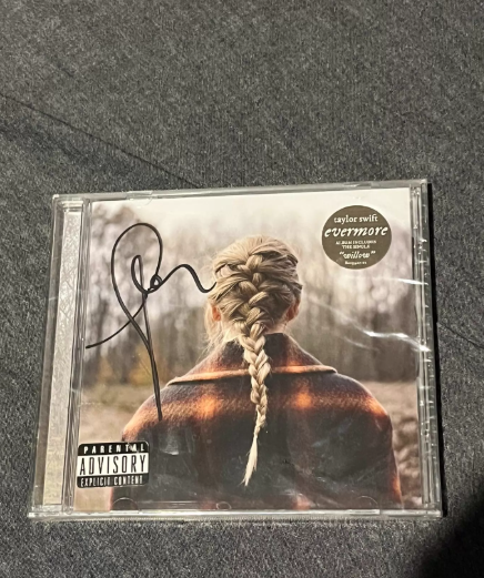 Taylor Swift – Evermore Signed CD Sealed