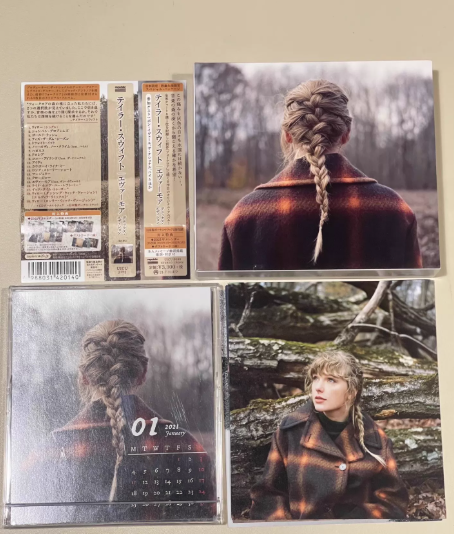 Taylor Swift – Evermore Japan First Press Limited Edition CD + Bonus Calendar Set