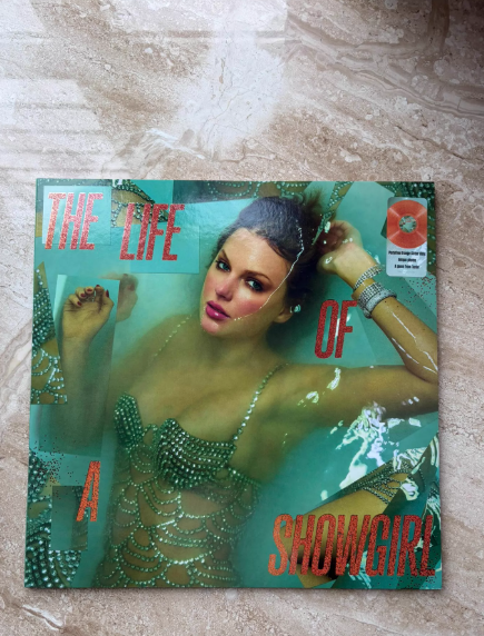 Taylor Swift – The Life Of A Showgirl EU Orange Sparkle Vinyl LP German Pressing