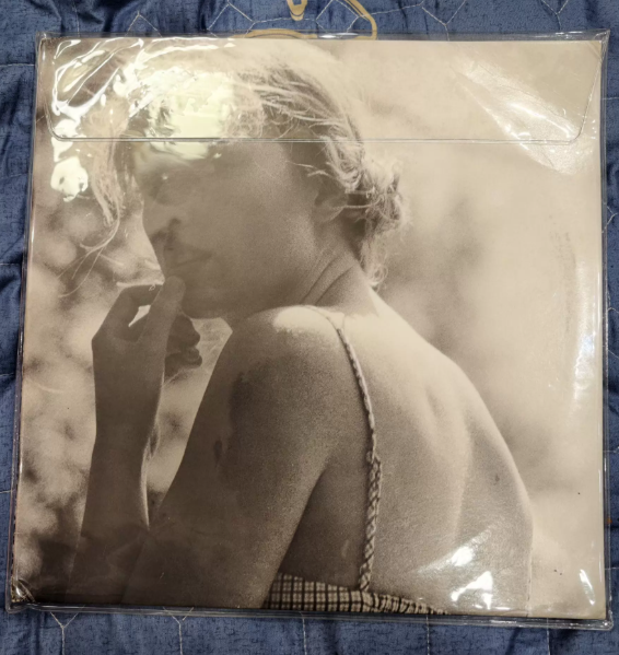 Taylor Swift – Folklore Red Vinyl LP Opened Corner Damage Edition