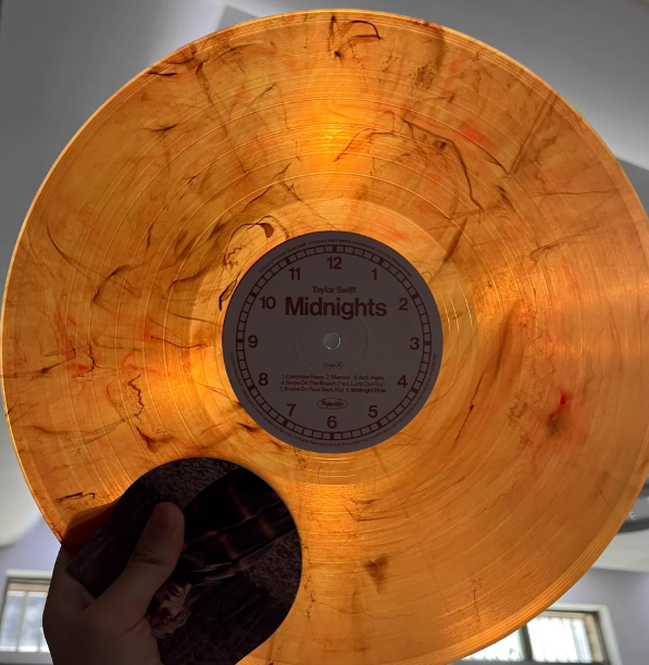 Taylor Swift – Midnights Blood Moon Edition Marble Vinyl LP Opened Copy
