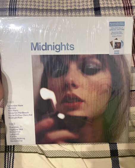 Taylor Swift – Midnights Moonstone Blue Vinyl With Signed Insert Card