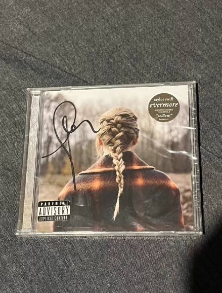 Taylor Swift – Evermore Signed CD With Autographed Booklet