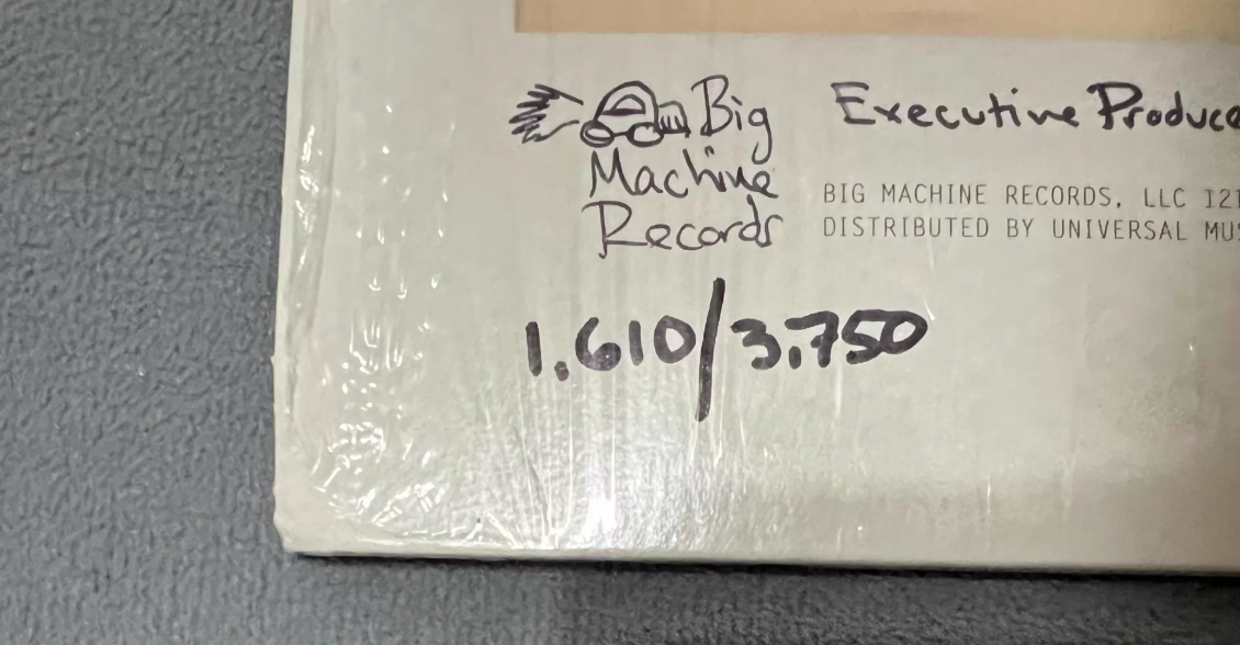 Taylor Swift – 1989 RSD Crystal Clear & Pink Vinyl Numbered Edition #1610