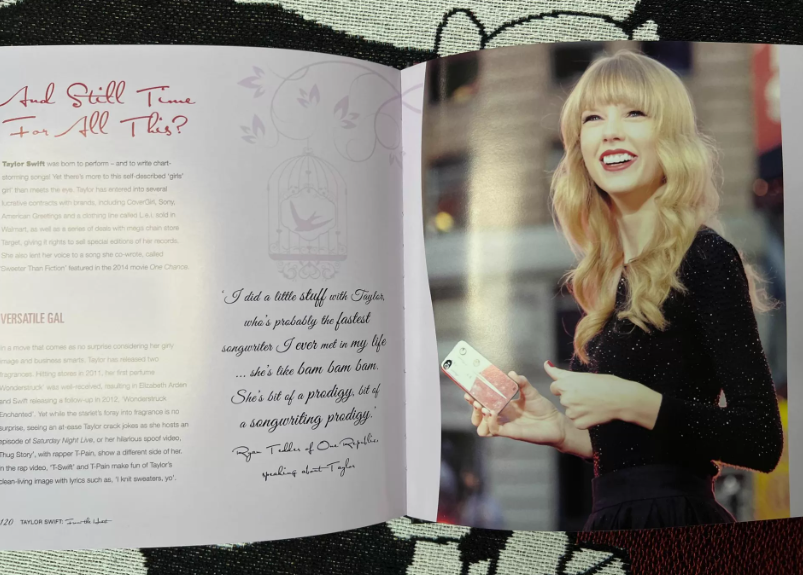 Taylor Swift – Unofficial Biography Art Book / Fan Illustration Collection Hardcover