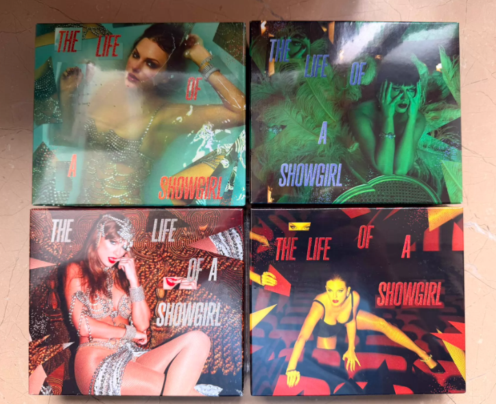 Taylor Swift – The Life Of A Showgirl Deluxe CD Box Set 4 Versions Complete