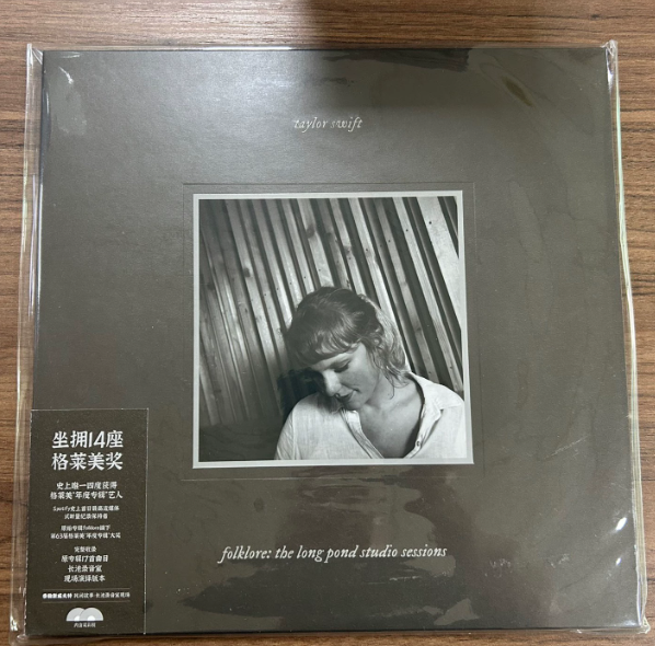 Taylor Swift – Folklore: The Long Pond Studio Sessions Grey Vinyl 2LP Import Edition Sealed