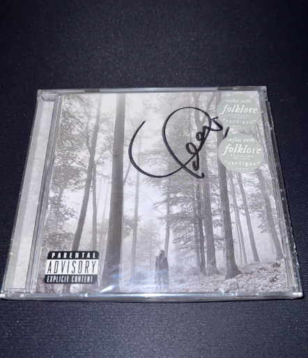 Taylor Swift – Folklore Signed CD Sealed Cardigan Version