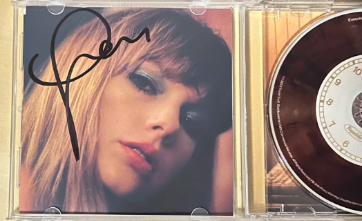 Taylor Swift – Midnights Mahogany Signed CD Side Opened Edition