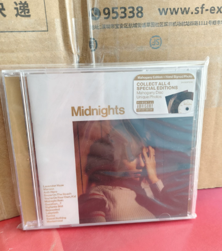 Taylor Swift – Midnights Mahogany Signed CD Sealed Edition