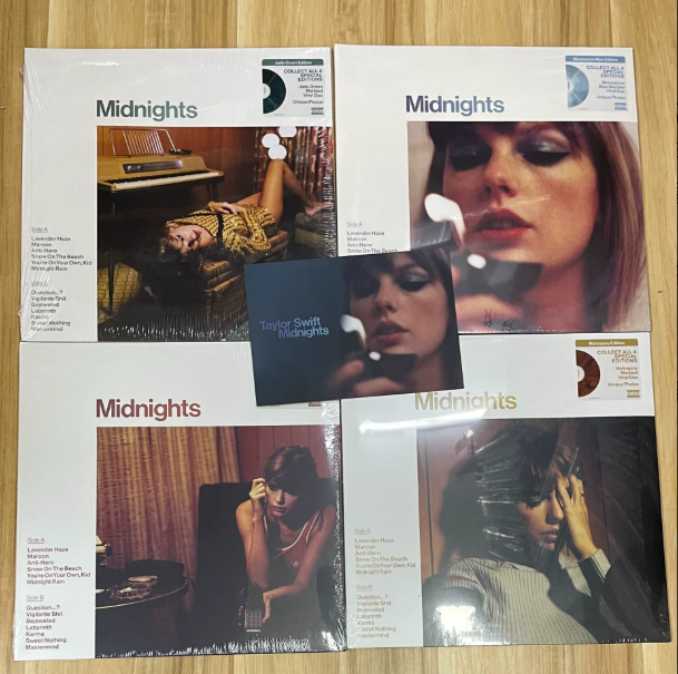 Taylor Swift – Midnights Complete 4 Vinyl Variant Set Sealed