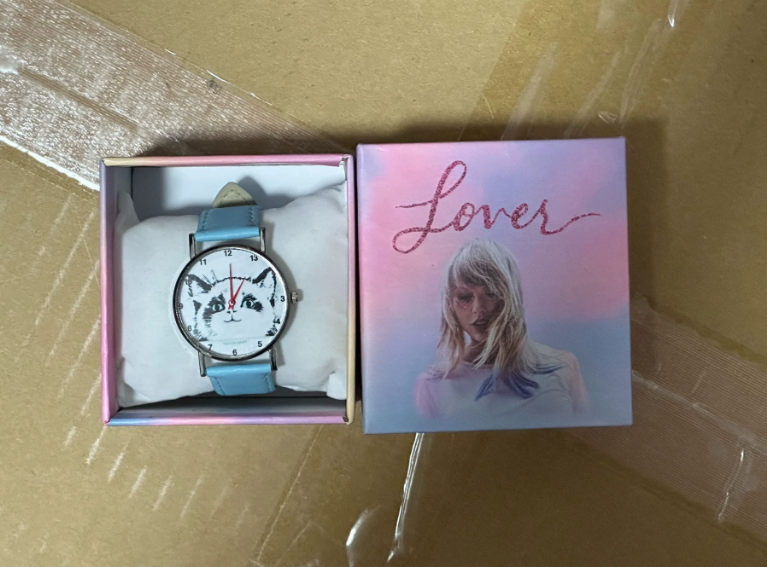 Taylor Swift – Lover Cat Watch Official Merch Box Set NM