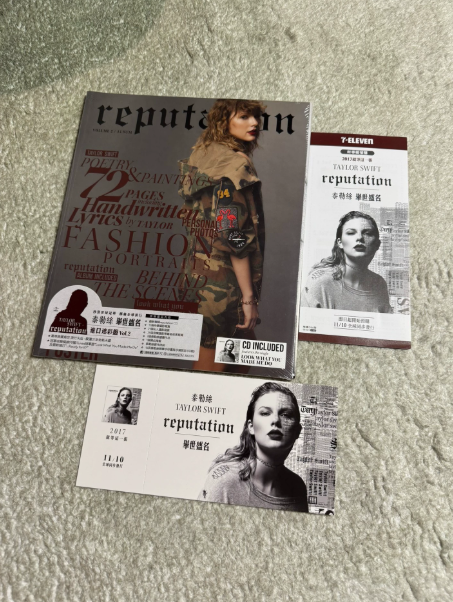 Taylor Swift – Reputation Taiwan Magazine Edition CD Sealed with Pre-Order Bonus