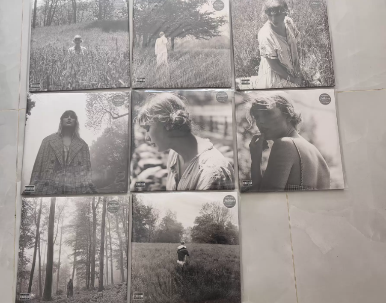 Taylor Swift – Folklore Complete 8 Variant Colored Vinyl Set EU Pressings
