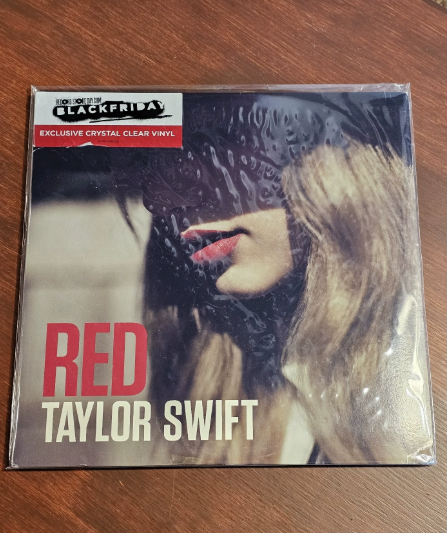 Taylor Swift – Red RSD Black Friday Crystal Clear Vinyl 2LP Opened US Edition