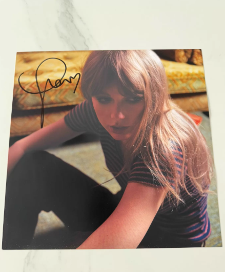 Taylor Swift - Midnights Mahogany Edition Signed Vinyl LP (US First Pressing)