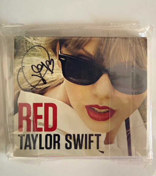 Taylor Swift – RED signed CD (early signature, UK edition).&nbsp;