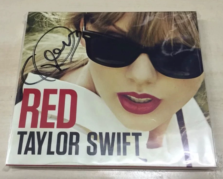 Taylor Swift - Red (UK Limited Edition, Autographed CD, NM, #/500)