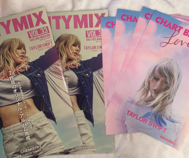 Taylor Swift - VANITYMIX Vol.33 Magazine + Lover Japan Promo Flyer Set, NM
