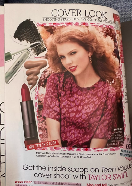 Taylor Swift - Teen Vogue (August 2011 Issue, VG+, Country Era)