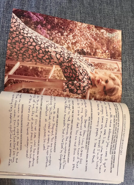 Taylor Swift - Teen Vogue (August 2011 Issue, VG+, Country Era)