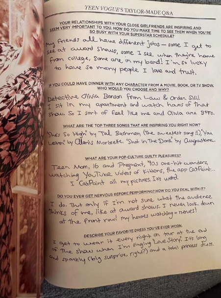 Taylor Swift - Teen Vogue (August 2011 Issue, VG+, Country Era)