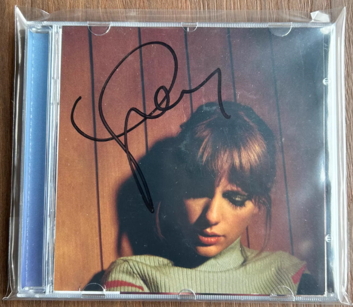 Taylor Swift - Midnights Blue Signed CD, VG+