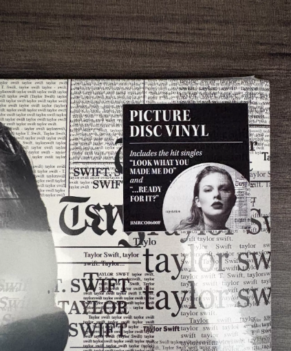 Taylor Swift - Reputation Picture Disc LP, Sealed