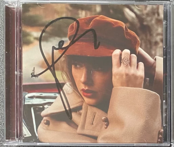 Taylor Swift - Red (Taylor's Version) Hand-Signed CD, NM