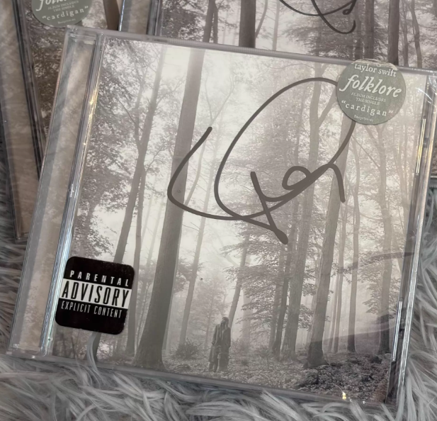 Taylor Swift - Folklore Signed CD, NM Factory Sealed No Jewel Case