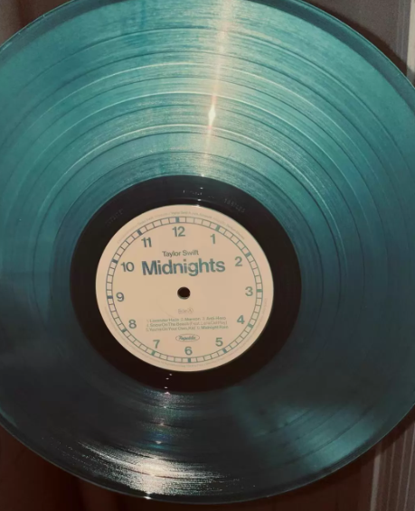 Taylor Swift – Midnights Moonstone Blue Vinyl with Hand-Signed Photo Insert LP