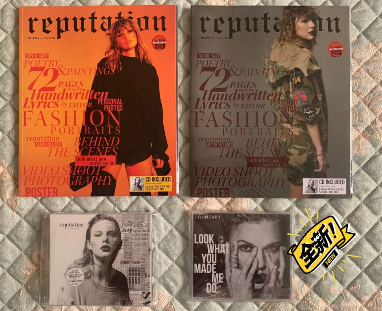 Taylor Swift – Reputation Target Magazine Vol. 1 & Vol. 2 CD Bundle