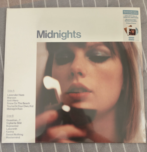 Taylor Swift Midnights Moonstone Blue Edition Vinyl LP Sealed