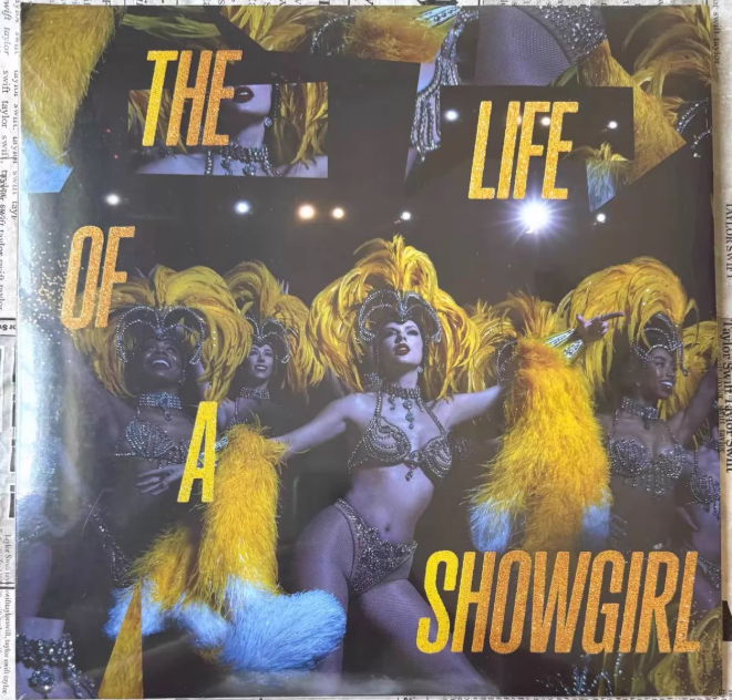 Taylor Swift The Life Of A Showgirl Yellow Orange Splatter Vinyl Edition