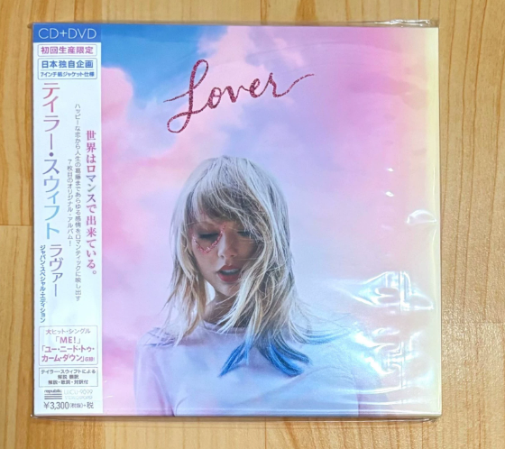 Taylor Swift – Lover Japan First Press Limited Edition CD+DVD