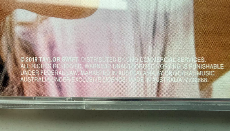 Taylor Swift – Lover Cloud Edition CD
