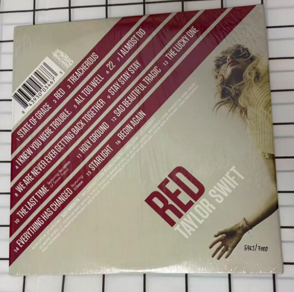 Taylor Swift – Red RSD Black Friday Crystal Clear Vinyl 2LP