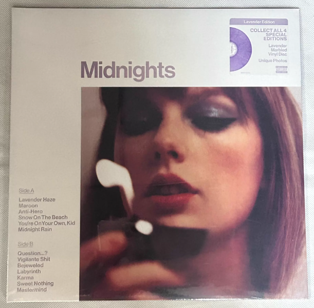 Taylor Swift – Midnights Lavender Edition Lavender Marbled Vinyl LP