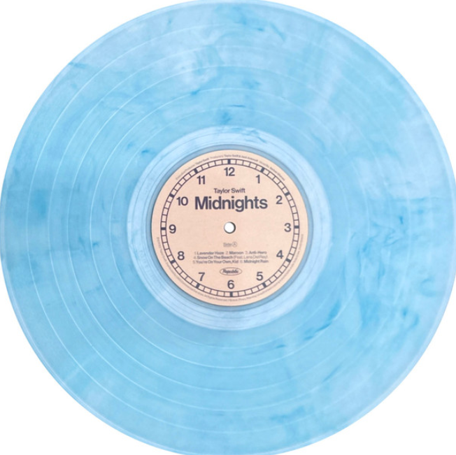 Taylor Swift – Midnights Moonstone Blue Edition Blue Marbled Vinyl LP