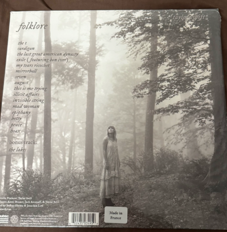 Taylor Swift – folklore Variant Collection #2–#8 + Translucent Vinyl LP Bundle