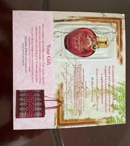 Taylor Swift – Wonderstruck / Official Perfume Scent Card Bundle + 3 Cards