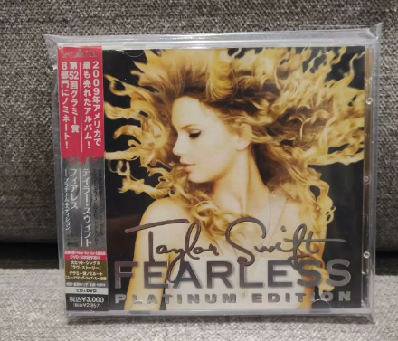Taylor Swift – Fearless Platinum Edition Japan CD+DVD