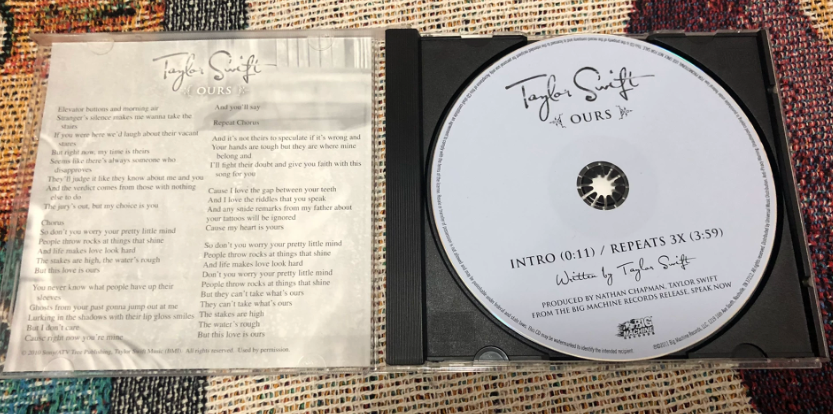 Taylor Swift – Ours US Promotional CD Single