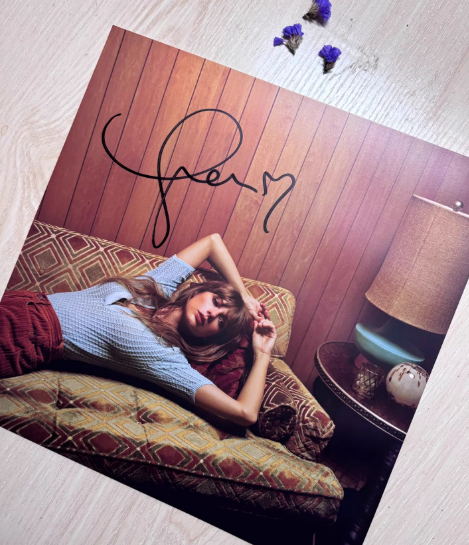 Taylor Swift – Midnights Moonstone Blue Edition Signed Vinyl