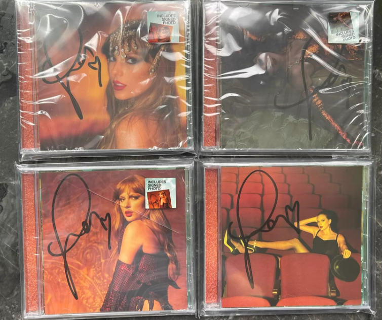 Taylor Swift – The Life Of A Showgirl Signed CD Set