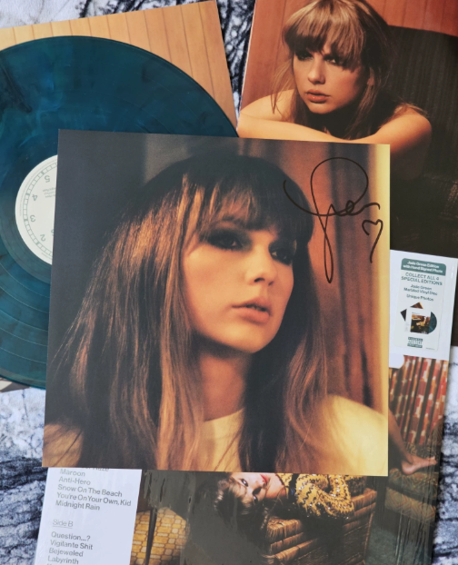 Taylor Swift – Midnights Jade Green Signed Vinyl Edition LP
